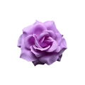 Vivid purple fabric artificial rose hair clip for weddings and parties - 8cm #6 Purple