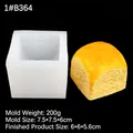 Transluzente Silikon-Brotform für handgemachte Seife und Bastelarbeiten aus Ton - 1#B364 Stil / Transparent