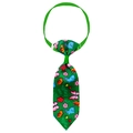 Adjustable green Easter pet tie with rabbit and flower patterns for cats and dogs - Happy Easter Bunny