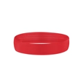 Elastic red athletic headband made of textured moisture-wicking fabric for running - Red