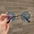 Gold Frame Light Blue Lens