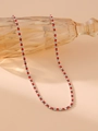 Necklace 3mm Red & White 1:1