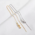 Dettaglio di catene per collane regolabili in acciaio inossidabile oro e argento - Bracciale Oro 23cm