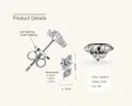 S925 sterling silver moissanite stud earrings featuring D color VVS1 grade round stones - 0.09 Carat + 0.09 Carat / White