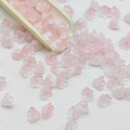 Macro shot of 7x12mm pink lily of the valley glass beads for DIY jewelry making - Lily of the Valley 29# Pale Pink 7x12mm