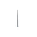 Einzelner 316L Edelstahl Silber Piercing Einführstab für Bauch- und Ohrschmuck - 1,2mm Gewinde 1,6mm Dicke