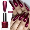 Metallic mirror finish red nail polish Misscheering shade 005 for long lasting gloss effect - Metallic Rose Red (005)