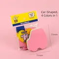 Foglietti adesivi a forma di auto set rosa giallo blu verde 100 fogli per confezione - 71*73mm / Forma di Auto (4 colori in 1)