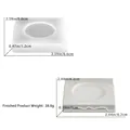 Detailed view of DIY silicone resin molds for assembly candle holder bases in two sizes - D5963-2 Candlestick Base Silicone Mold