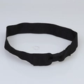 Handmade black woven fabric strap accessory for DIY hats and retro fashion belts - 56-58cm / Black Fabric Loop Adjustable Fixing Strap (AB38)