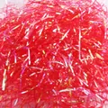 Iridescent pink shredded raffia paper filler for decorative gift box packaging - Red 100g