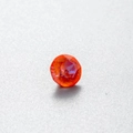 Sparkling orange faceted round zircon stone for DIY jewelry making and ear stud accessories - 6.2MM / Orange/Mocha (35#)