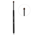 RANCAI E04 pony hair eyeshadow blending brush with silver ferrule and black handle - Black E04 Round Blending Brush