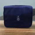 Trousse de toilette suspendue bleu marine avec séparation sèche et humide étanche - Bleu marine