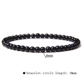 4mm/19cm Black Glass