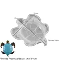 Molde de silicona de tortuga marina 3D para resina con textura de caparazón y medidas - Tortuga marina