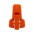 Manual beverage can opener in bright orange plastic for easy tab lifting and opening - Orange