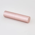 Pink matte cylindrical refillable perfume spray bottle with minimalist metal finish - Matte Pink
