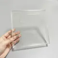Vassoio quadrato in acrilico trasparente ad alta chiarezza per esposizione e ordine - 18*18*3cm