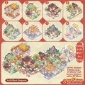 DIY Journey to the West 3D scenery stickers set with 16 PVC decals and 8 white cards - Journey to the West Dream (Mythology Scenery Sticker Book)