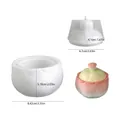 Set stampi in silicone per barattoli loto e portacandele a fiore per resina fai-da-te - Stile 4 Barattolo di Loto