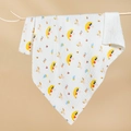 6-layer cotton muslin baby swaddle blanket with yellow moon and rainbow patterns - 6-Layer 110*110cm / Moon Rabbit