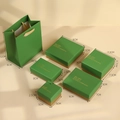 5*5*3.5cm Ring Box Green Gold