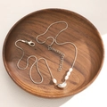 01 White K N-159 Heart Pearl