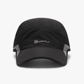 Berretto da baseball in mesh nero ad asciugatura rapida con logo KAIRUI e dettagli riflettenti - Regolabile / Nero