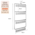 Stendibiancheria a 3 livelli 40 clip in acciaio inox da 4,0 mm, dimensioni 45x60 cm - 4 Strati 40 Clip Originale