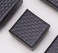 Luminous dragon ring variant shown in a black textured square jewelry gift box - Box