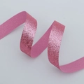 Roze glitter polyester lint met fonkelende textuur voor feestelijke verpakking - Roze (2cm*10 Yards)