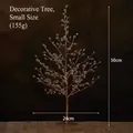 50cm small gold Christmas acrylic tree ornament with sparkling beads and round base - Crystal Small Decor Tree (50*24cm/155g)