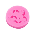 Stampo in silicone rosa a baffi per decorazione torte fondant e cioccolato fai da te - Rosa (571254194532)