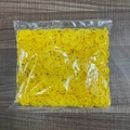 Yellow plastic stitch markers for DIY knitting and crochet in a bulk storage pack - Dark Yellow