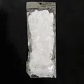 Elegant white lace gloves with floral pattern for bridal parties or UV sun protection - One Size / White (Simple Packaging)
