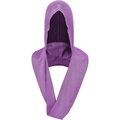 Purple hooded cooling towel scarf for gym and beach with quick-dry breathable fabric - New Pullover Style / 75*48CM / Purple