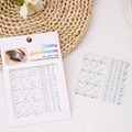 Pegatinas 3D para cuerpo y uñas con cristales en forma de corazón, estrella y gota - Pegatinas de Gota AB Faciales