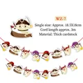 Bannière fantôme Halloween WZ-7 avec cordon de 3m pour décoration de fête murale - zw-7 Bannière de Pirate Fantôme
