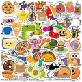 50 bunte Motivations-Cartoon-Aufkleber für Helm- und Skateboard-Dekoration, wasserfest - Spaß Ermutigung Stil (UU257) / 50 Blatt/Packung