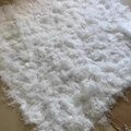 Bulk fluffy white synthetic fiber silk for moss lawn landscaping and bonsai ground cover - 1m x 1m / Pure White