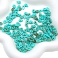 Teardrop acrylic beads with turquoise stone pattern for DIY jewelry making and crafts - Turquoise Style