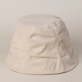 Detail eines elfenbeinfarbenen Cord-Anglerhuts mit geripptem Stoff und Belüftungsösen - M (56-58cm) / Beige