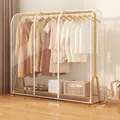 Extra large 180cm waterproof clear garment rack cover made of thick eco-friendly material - Clear / L180xW50xH150cm