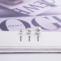 S925 Sterling Silber Gewindeperlen in 3mm 4mm 5mm Größen für DIY Schmuckherstellung - 3mm (Ca. 0,06g) / S925 Sterling Silber Wasserwelle