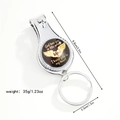 Tagliaunghie portachiavi in metallo argento con testo commemorativo 8.8x3.3cm e peso di 35g - Stile 1-Commemorativo Mamma