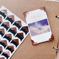 Rose gold metallic photo corner stickers for DIY scrapbook albums and photo protection - Rose Gold