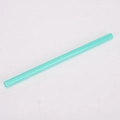 Reusable Tritan plastic straw in mint green finish with a 1cm large diameter design - 1*20cm / Teal Blue