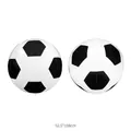 Classic black and white soccer ball foil balloon for sports party decoration, 52x108cm - 70cm 3D Large Black Soccer