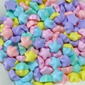 Pastel macaron resin star and semi-circle charms for DIY jewelry and nail art - 22# Glossy Star (Small)